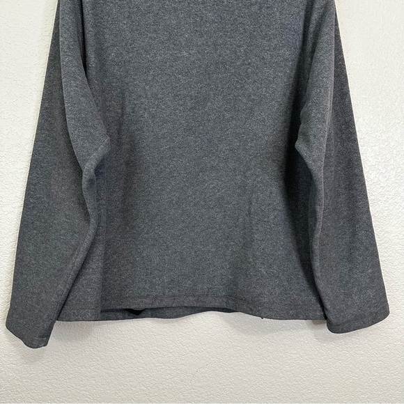 Old Navy Gray Fleece 1/4 Zip Embroidered Logo Men’s Sweatshirt, Sz Medium - Picture 8 of 12